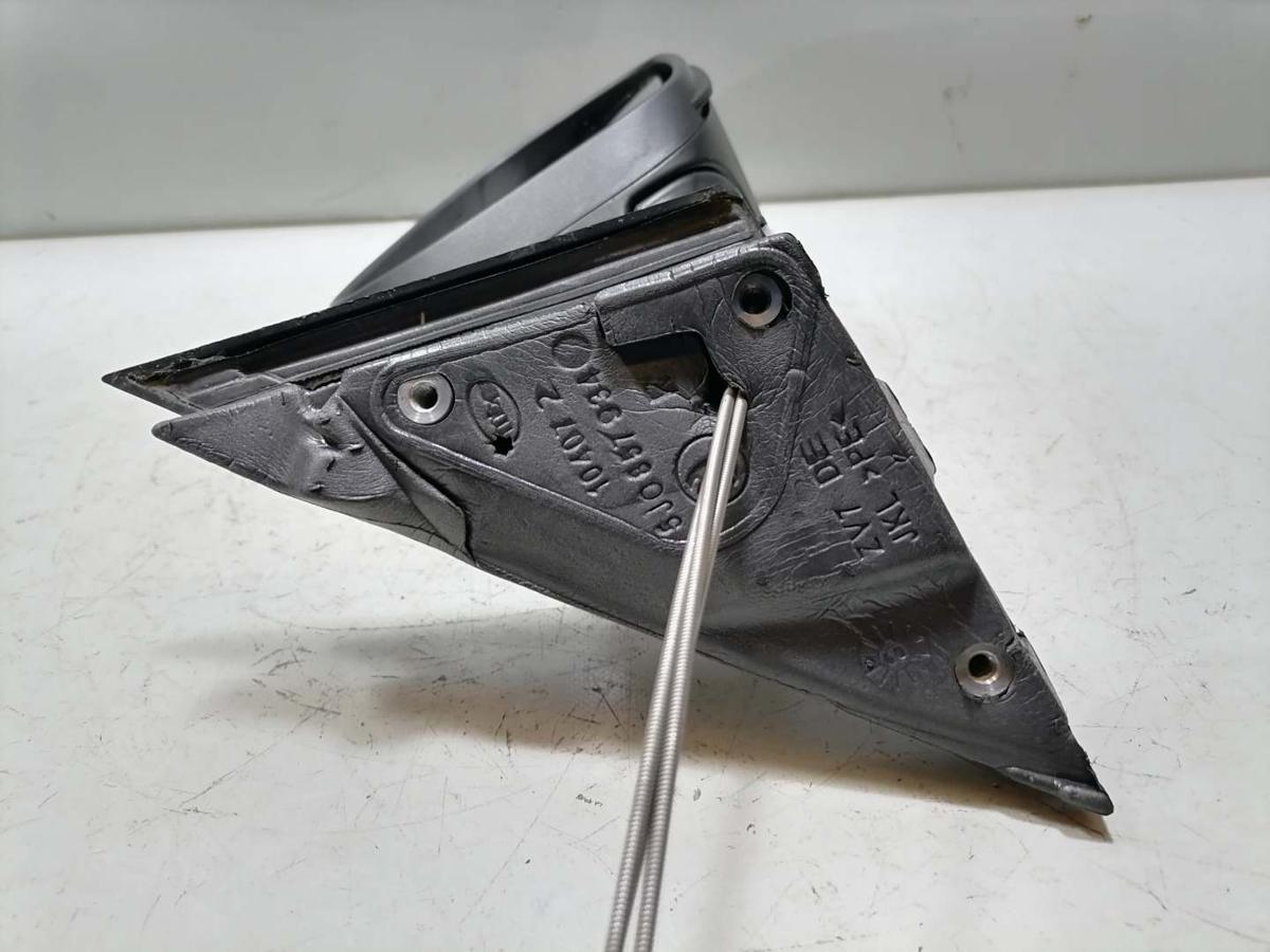 Skoda Fabia 2 original Au&szlig;enspiegel rechts manuell verstellbar 9153 Anthracite grey Bj.2009